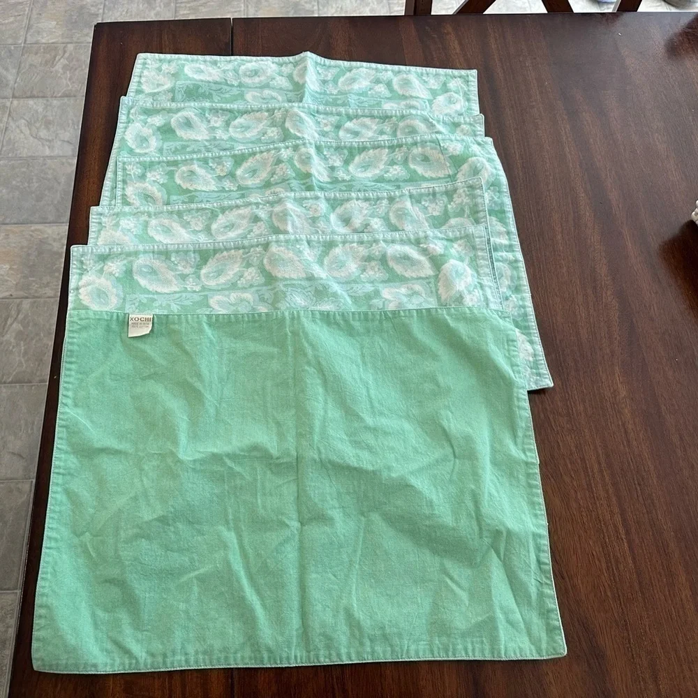 Xochi Floral 100% Cotton Table Cloth Napkins Set 6